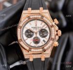 Japan Copy Audemars Piguet Royal Oak 41mm watch Diamond Pave Case